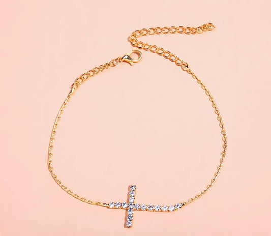 Cross Anklet